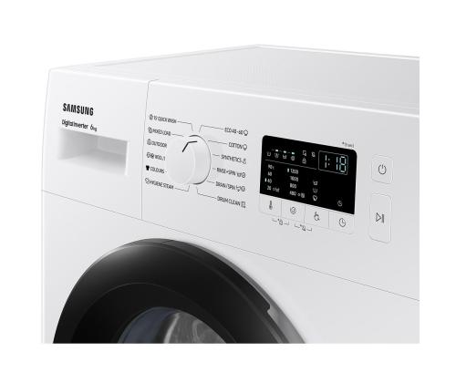 Samsung 6 kg, sügavus 44 cm, 1200 p/min - Eestlaetav pesumasin