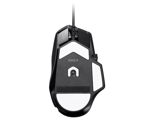 LOGITECH G502 X, must - Juhtmega hiir