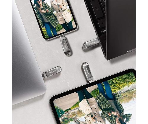 SANDISK Ultra Dual Drive Luxe, USB-A, USB-C, 512 GB - Mälupulk