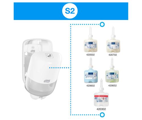 Seebidosaator 500ml TORK S2 valge