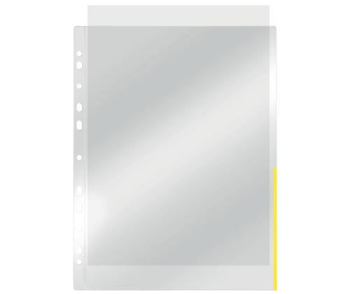 Signaaltasku köidetav A4 ESSELTE 105mic kollane 100 tk