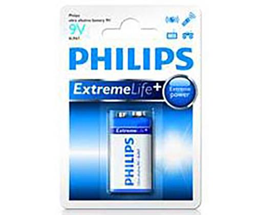 Patareid PHILIPS 6LR61E 9V Ultra Alkaline