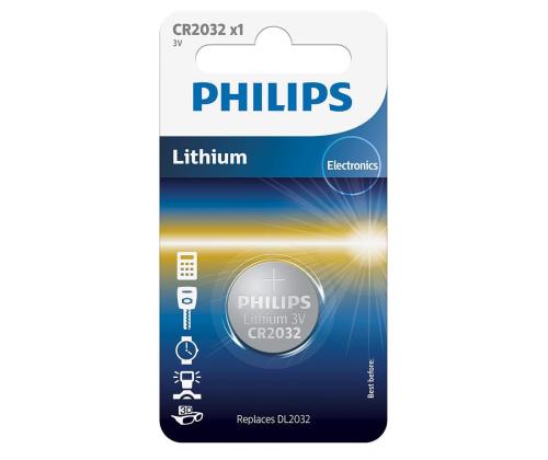 Patarei PHILIPS CR2032 3 V Lithium