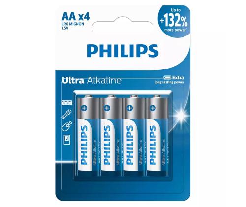 2 x Patareid PHILIPS LR6E AA 2Ultra Alkaline
