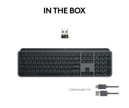 Klaviatuur Logitech MX Keys S SWE (W), must