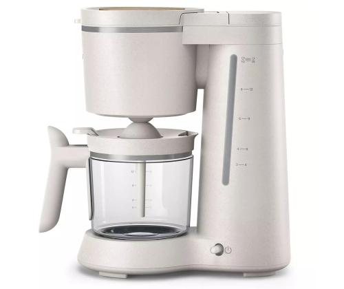 PHILIPS Eco Conscious Edition, 1000 W, valge - Filterkohvimasin