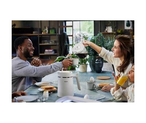 PHILIPS Eco Conscious Edition, 1000 W, valge - Filterkohvimasin
