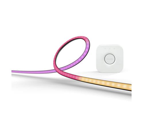 Philips Hue Play Gradient PC Lightstrip, 24''-27'' + sild, must/valge - LED valgusriba arvutile