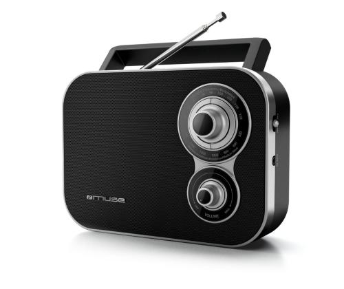 Muse M-051R, FM, analoog, patareidega kasutatav, must - Kaasaskantav raadio