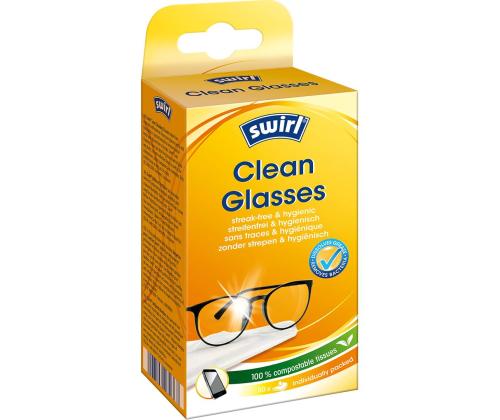 Swirl Clean Glasses, 50 tk - Prillipuhastuslapid