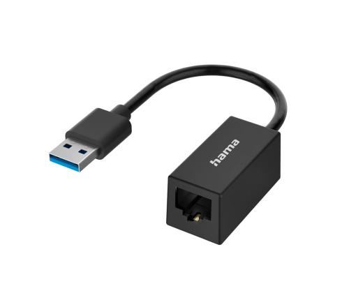 Hama Network Adapter, USB-A -> LAN, must - Adapter