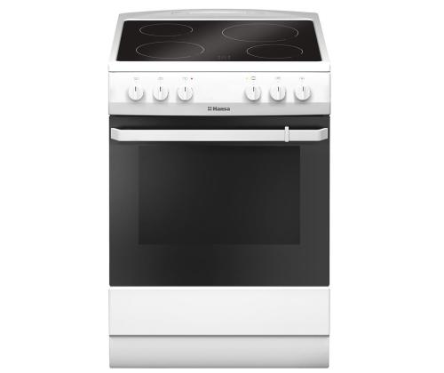 Hansa, 62 L, valge - Eraldiseisev keraamiline pliit