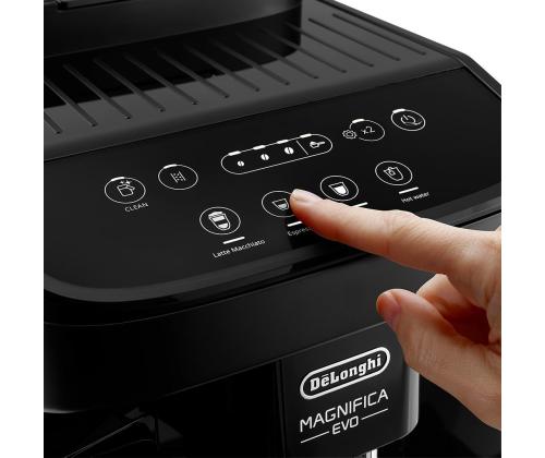 DeLonghi Magnifica EVO, must - Espressomasin