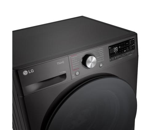 LG, 11 kg / 6 kg, sügavus 56,5 cm, must - Kuivatiga pesumasin