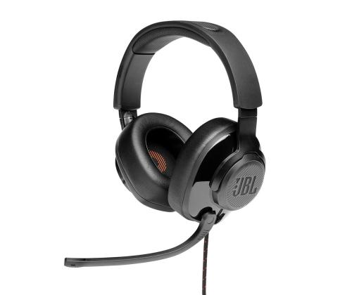 JBL Quantum 200, must - Mänguri peakomplekt