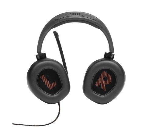 JBL Quantum 200, must - Mänguri peakomplekt