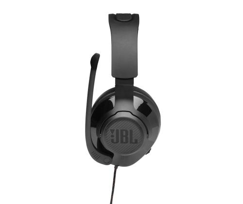 JBL Quantum 200, must - Mänguri peakomplekt