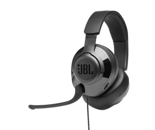 JBL Quantum 200, must - Mänguri peakomplekt