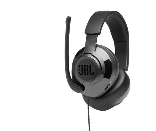 JBL Quantum 200, must - Mänguri peakomplekt