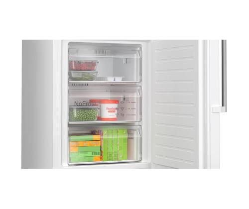 Bosch, NoFrost, 321 L, kõrgus 186 cm, valge - Külmik