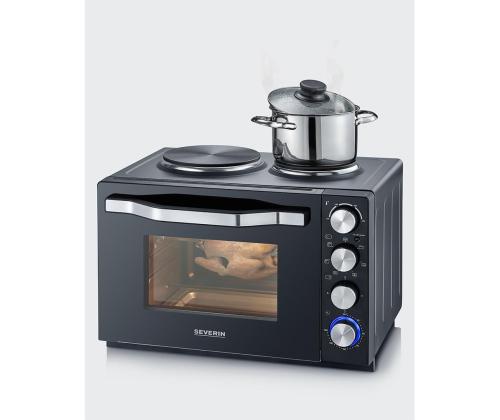 Severin, 30 L, 2500 W, must - Miniahi kahe keedualaga