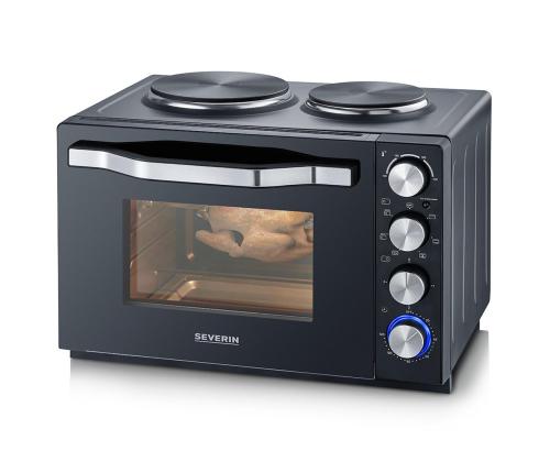 Severin, 30 L, 2500 W, must - Miniahi kahe keedualaga