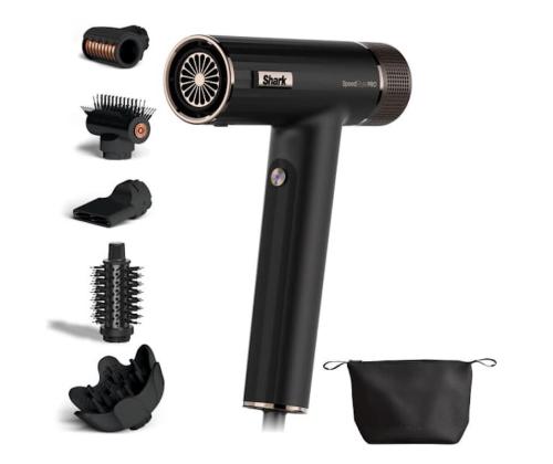 Shark SpeedStyle Pro 5-ühes, 1750 W, must - Föön