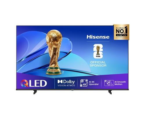 Hisense E7Q, 55'', 4K UHD, QLED, must - Teler