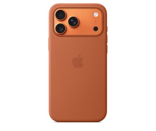 Apple Silicone Case with Magsafe, iPhone 17 Pro Max, pruun - Ümbris