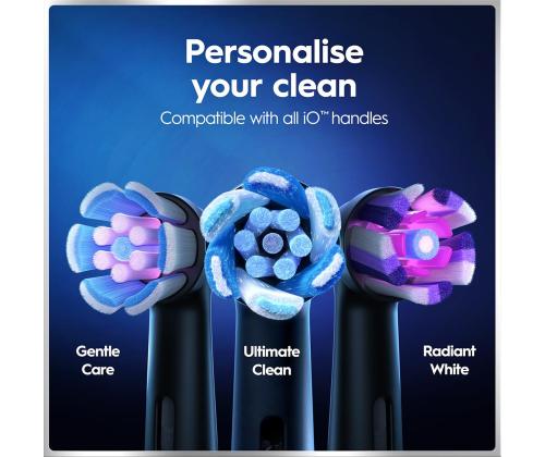 Braun Oral-B iO6 Duo Pack, must / roosa - Elektriliste hambaharjade komplekt