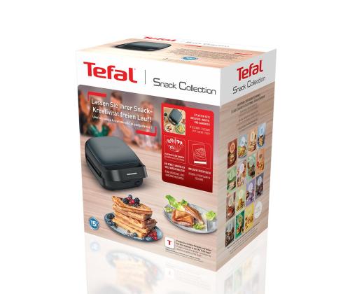 Tefal Snack Colletion, 700 W, must - Kontaktröster ja vahvliküpsetaja