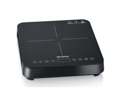 Severin, 2000 W, must - Induktsioonlauapliit 1 keedualaga