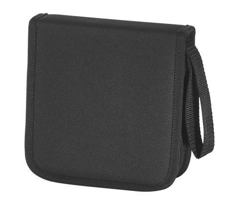 Hama CD/DVD/Blu-ray Wallet 32, must - Plaaditasku