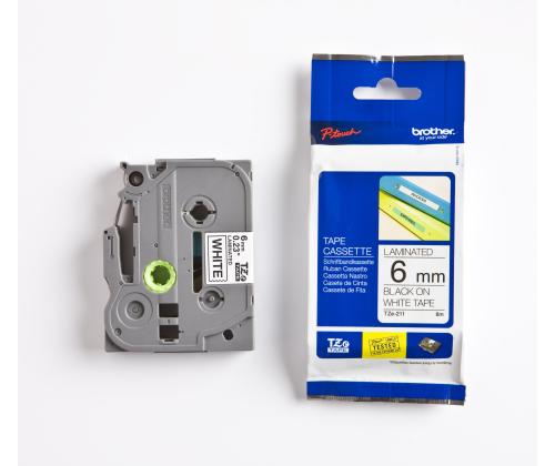 Lint must kiri valgel taustal 8m x 6mm, Brother