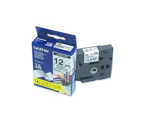 Lint must kiri läbipaistval taustal 8m x 12mm, Brother
