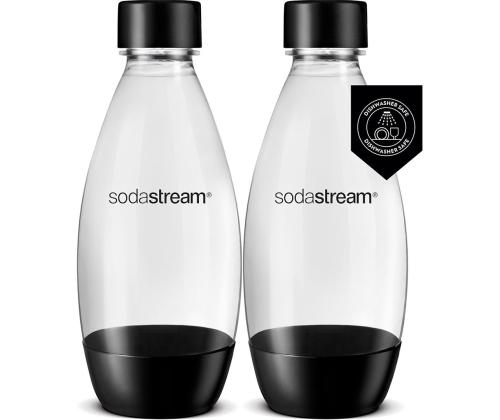 Soda Stream, 2 x 0,5 L, must - Mulliveemasina pudelid