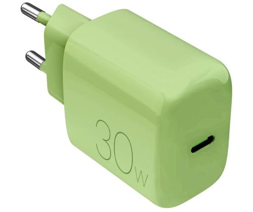 Puro DAILY 1, USB-C, 30 W, roheline - Laadija