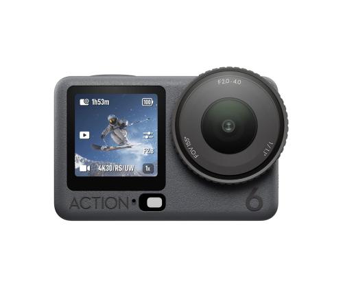 Dji Osmo Action 6, Adventure bundle, must - Seikluskaamera