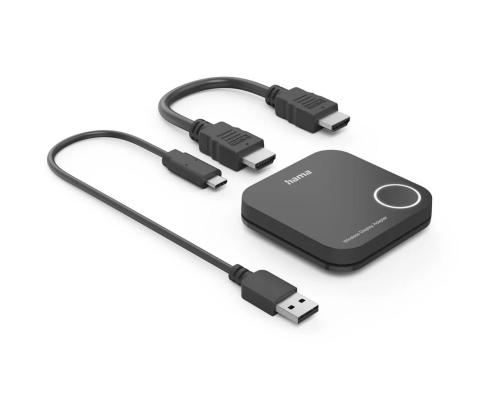 Hama Wireless display adapter, HDMI, FULL HD, must - Juhtmevaba adapter