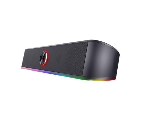 Trust GXT 619 THORNE, 3,5 mm, RGB, must - Arvutikõlarid