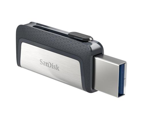 SanDisk Ultra Dual, USB-A, USB-C, 256 GB - Mälupulk