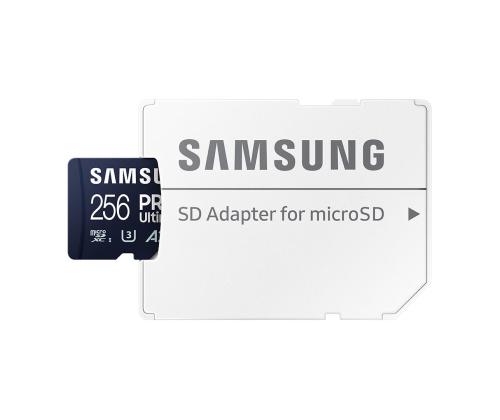 Samsung PRO Ultimate, microSDXC, SD adapter, 256 GB - Mälukaart