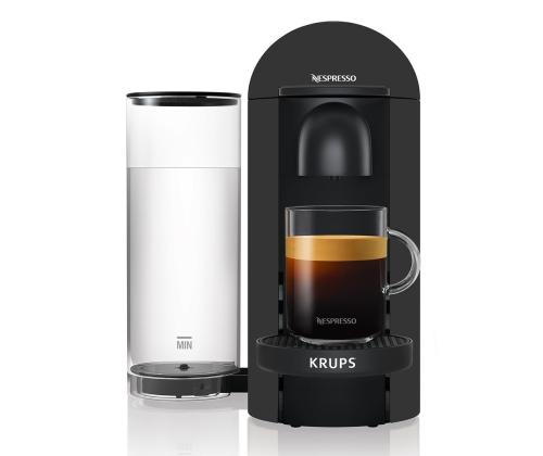 Krups Nespresso Vertuo Plus, mattmust - Kapselkohvimasin