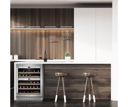 Caso WineChef Pro 40, 40 pudelit, kõrgus 83 cm, roostevaba teras - Veinikülmik