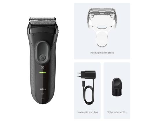 Braun Series 3+, hall - Pardel