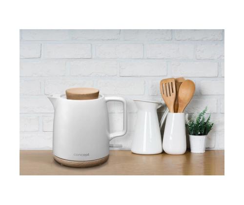 Concept, 1200 W, 1 L, valge - Veekeetja