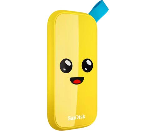SanDisk Fortnite Portable SSD Peely Edition, 2 TB, kollane - Väline SSD