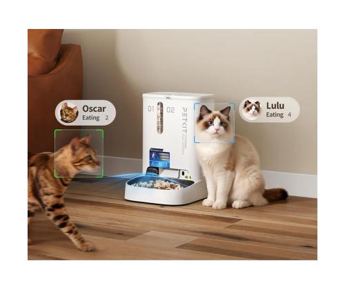 Petkit YumShare Dual-hopper 2, valge - Automaatne lemmikloomasöötja kaameraga