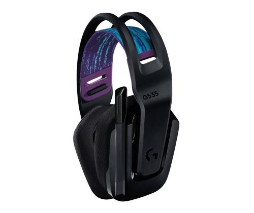 Logitech G535 LIGHTSPEED Wireless, must - Juhtmevaba peakomplekt