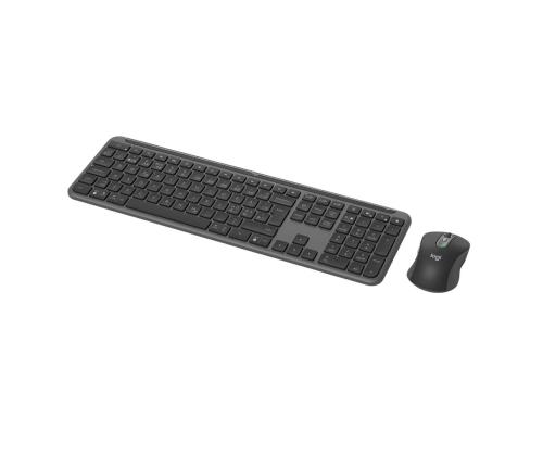 Logitech Signature Slim Combo MK950, US, must - Juhtmevaba desktop